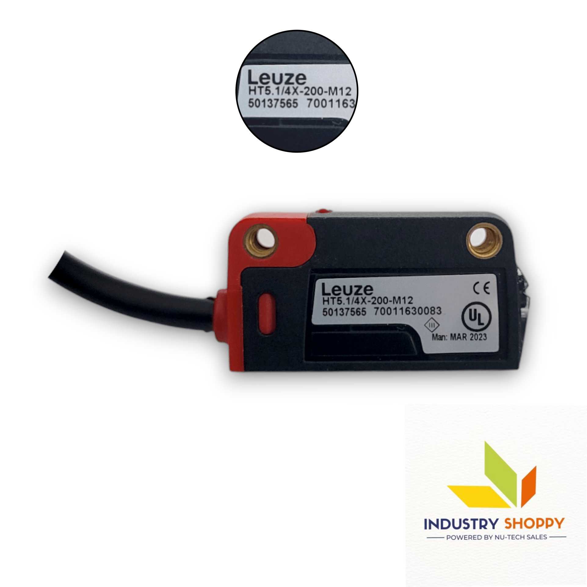 Leuze HT5.1/4X-200-M12 Diffuse Sensor Leuze HT5.1/4X-200-M12 Diffuse Sensor